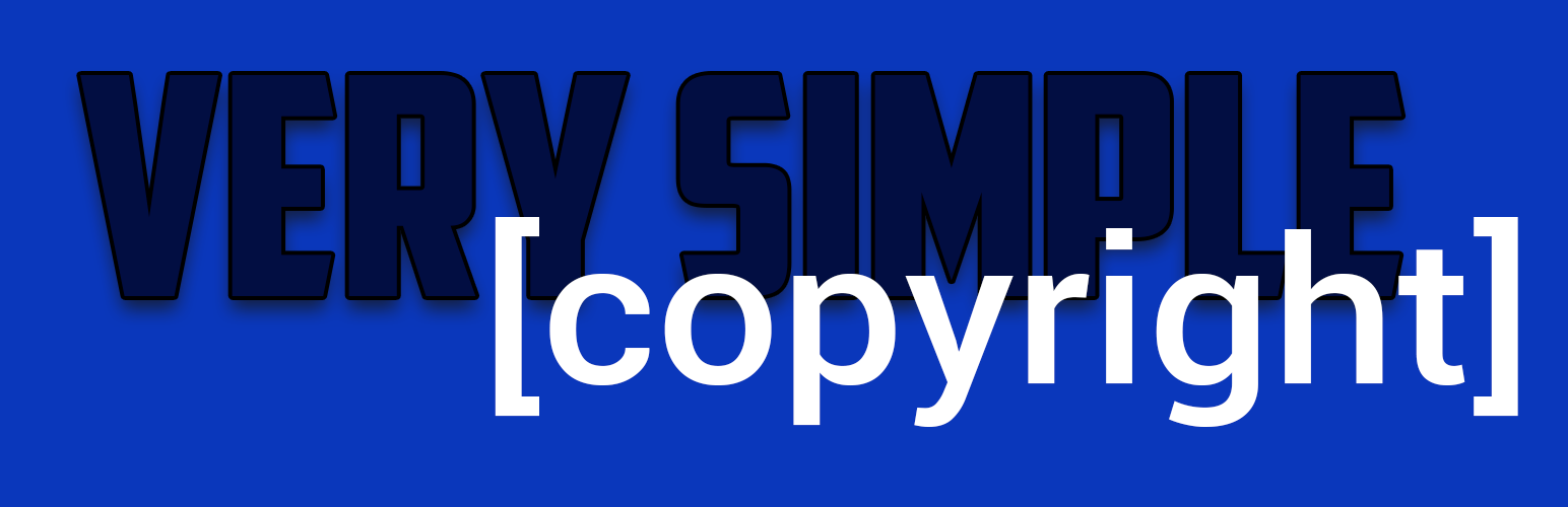 Very simple copyright shortcode